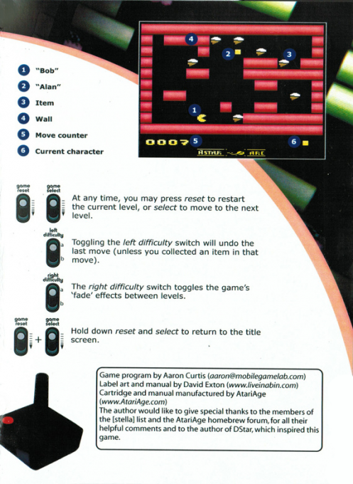Astar (Homebrew) — Box back